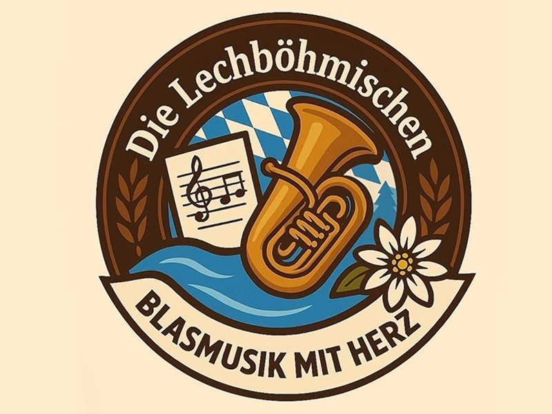 Das Logo der Lechböhmischen Blasband | Riegele