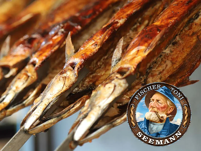 Steckerlfisch im Biergarten | Riegele